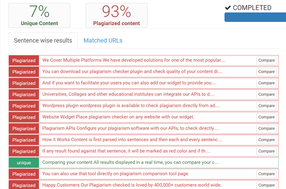 check plagiarism